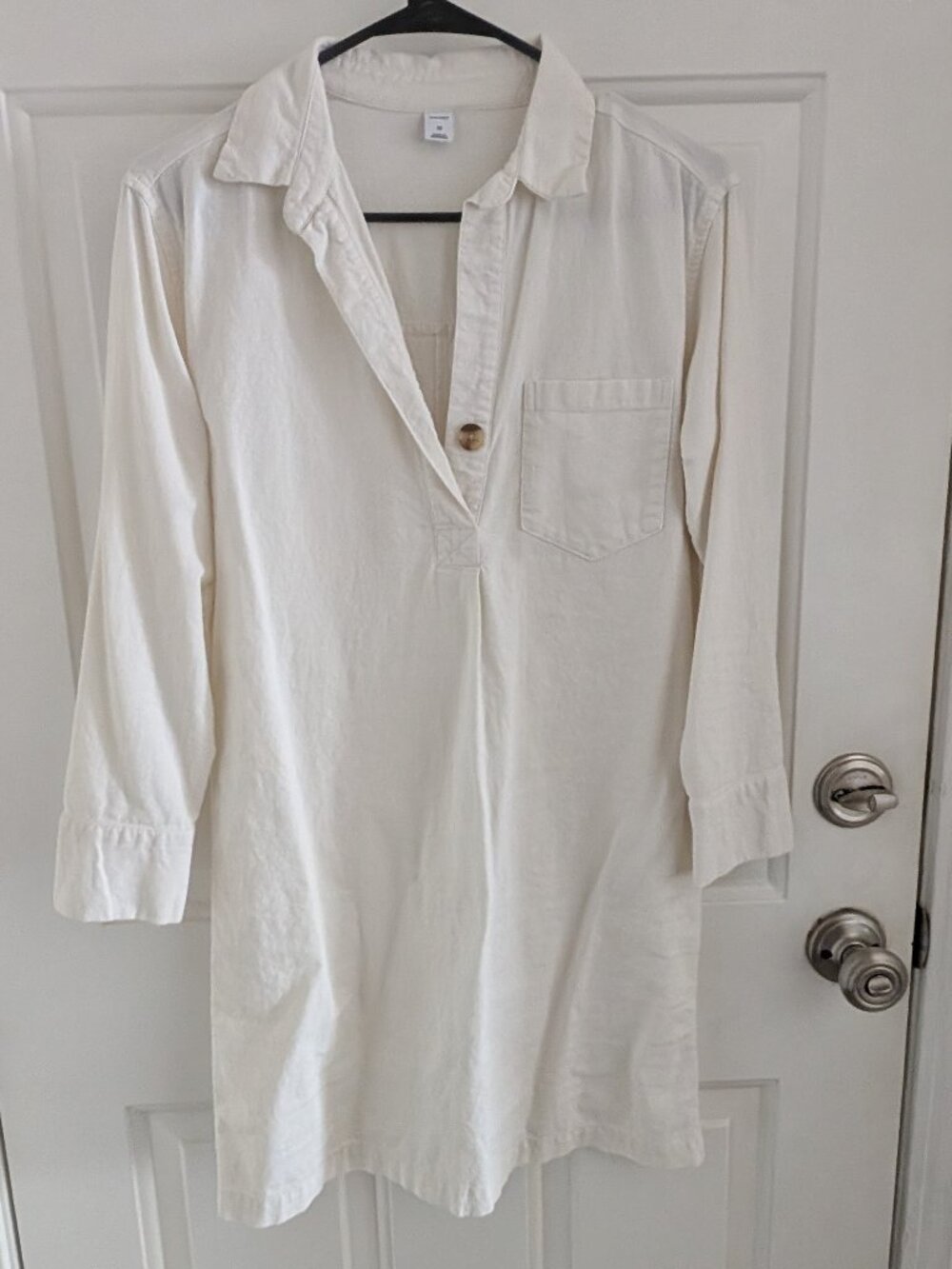 Linen blend dress